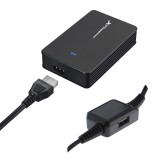 Adaptador cargador de corriente universal automatico  phoenix 40w  (incluye 5 conectores)  para portatiles y netbooks con puert