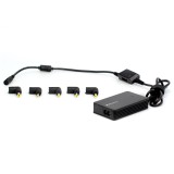 Adaptador cargador de corriente universal automatico  phoenix 40w  (incluye 5 conectores)  para portatiles y netbooks con puert