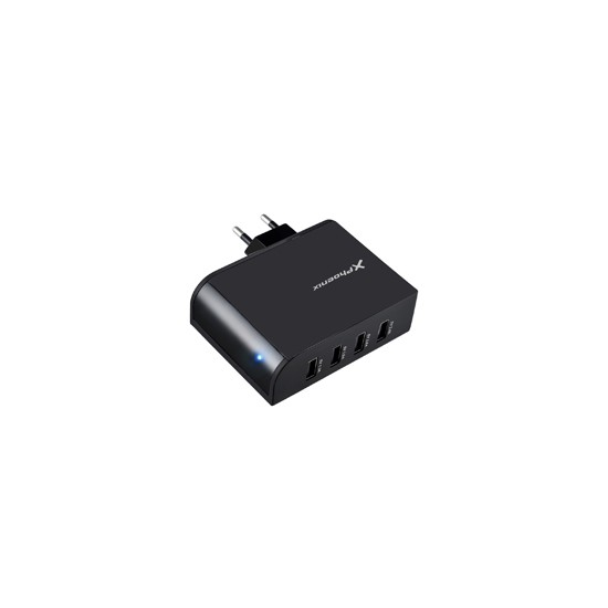 Cargador de pared 5.1v de 4 entradas usb 2.1a