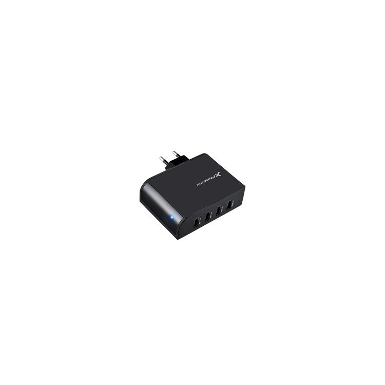 Cargador de pared 5.1v de 4 entradas usb 2.1a