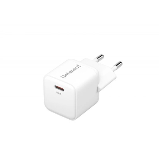Cargador pared intenso gan w30c usb tipo c blanco