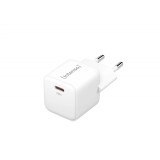 Cargador pared intenso gan w30c usb tipo c blanco