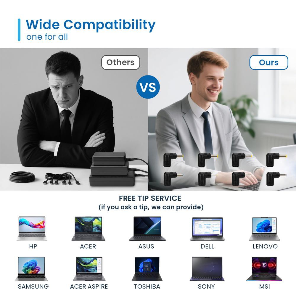 Cargador ewent ew3963 multifuncional 45w