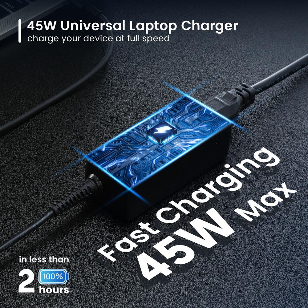 Cargador ewent ew3963 multifuncional 45w