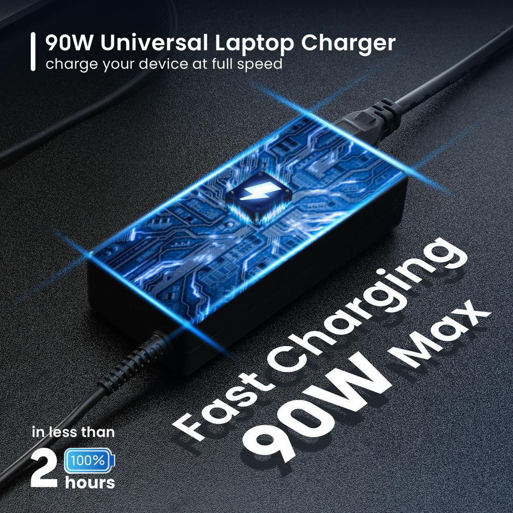 Cargador ewent ew3969 multifuncional 90w