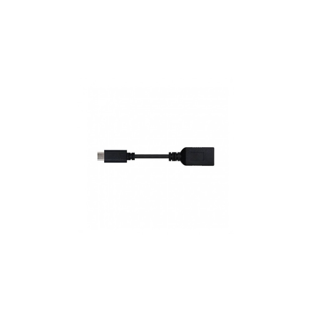 Cable otg usb tipo a 3.1 a usb tipo c 3.1 nanocable 15cm -  hembra - macho -  negro
