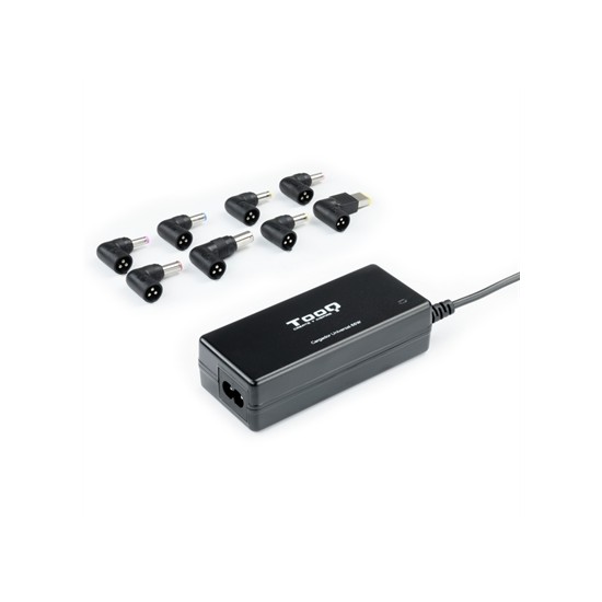 Cargador portatil universal tooq tqlc - 65bs02at 65w 1 x usb 8c negro