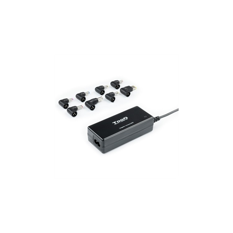 Cargador portatil universal tooq tqlc - 65bs02at 65w 1 x usb 8c negro
