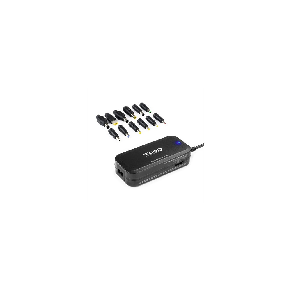 Cargador portatil universal tooq tqlc - 90bs02m 90w 1 x usb 12c negro