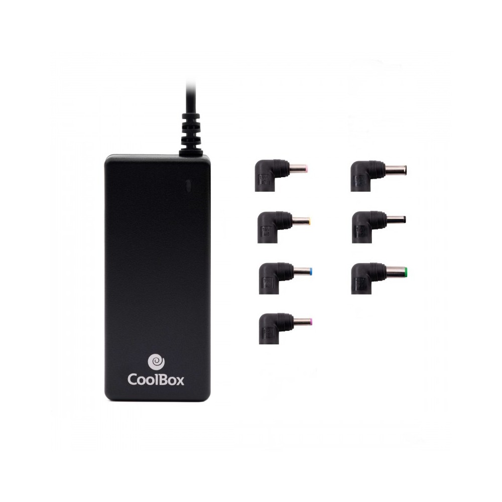 Adaptador cargador de corriente universal para portatiles coolbox 65w