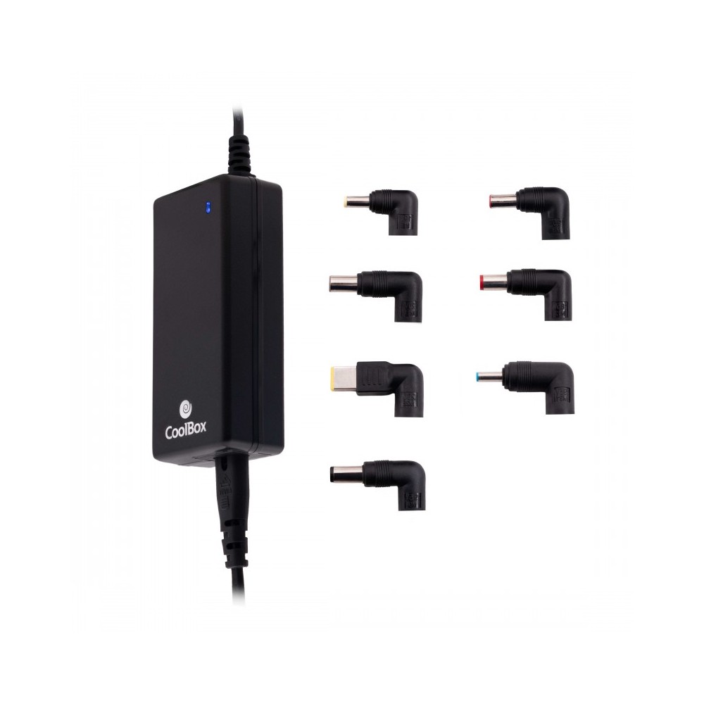 Adaptador cargador de corriente universal para portatiles coolbox 65w