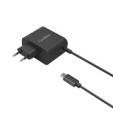 Adaptador cargador rapido de corriente coolbox gan usb - c 65w