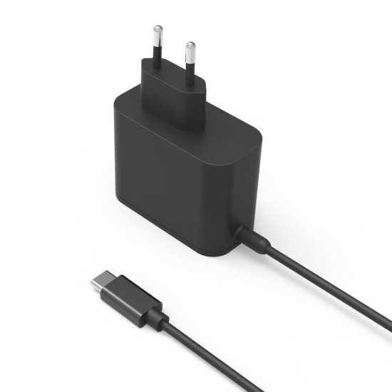 Adaptador cargador rapido de corriente coolbox gan usb - c 65w