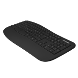 Phoenix k201 teclado ergonomico inalambrico 2.4ghz negro