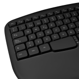 Phoenix k201 teclado ergonomico inalambrico 2.4ghz negro