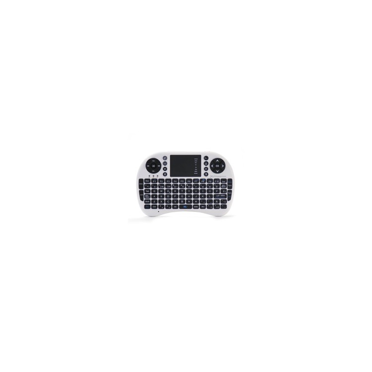 Mini teclado inalambrico wireless 2.4ghz phoenix touchpad multimedia  smart tv - tvbox - android tv - color blanco y negro