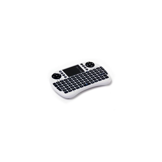 Mini teclado inalambrico wireless 2.4ghz phoenix touchpad multimedia  smart tv - tvbox - android tv - color blanco y negro