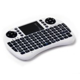 Mini teclado inalambrico wireless 2.4ghz phoenix touchpad multimedia  smart tv - tvbox - android tv - color blanco y negro