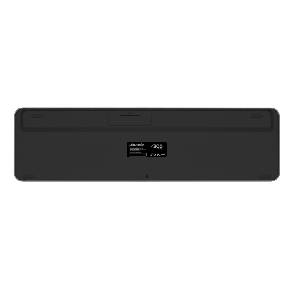 Teclado inalámbrico multidispositivo phoenix k300 blueooth dual y 2.4ghz