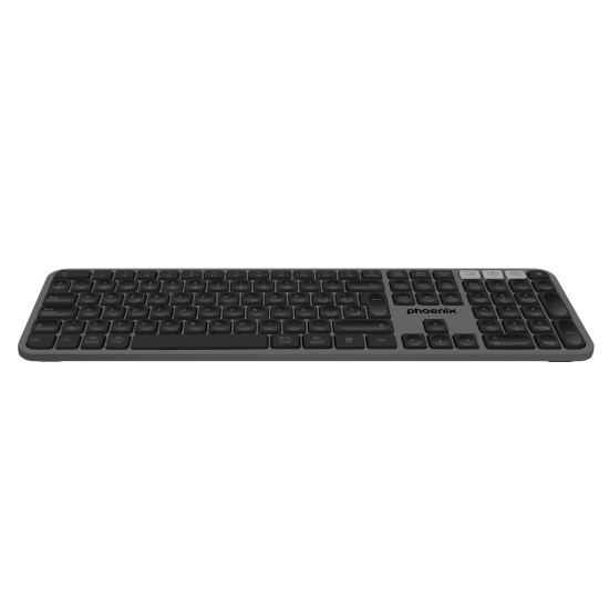 Teclado inalámbrico multidispositivo phoenix k300 blueooth dual y 2.4ghz