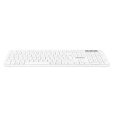 Teclado inalámbrico multidispositivo phoenix k300 blueooth dual y 2.4ghz blanco