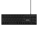 Phoenix k100 teclado multimedia usb negro qwerty oficina