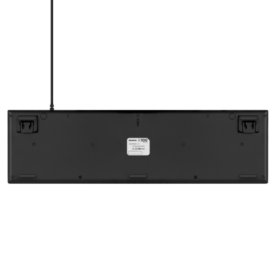 Phoenix k100 teclado multimedia usb negro qwerty oficina
