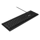 Phoenix k100 teclado multimedia usb negro qwerty oficina