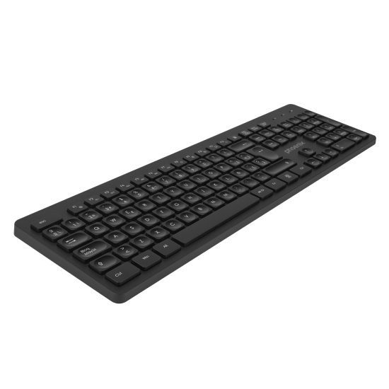 Teclado inalambrico qwerty phoenix k200 negro delgado