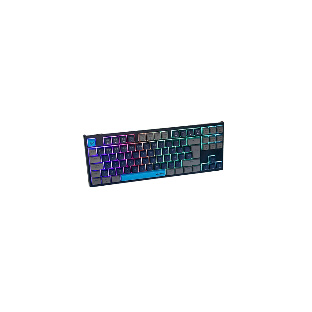 Teclado gaming royal pbt mecanico negro