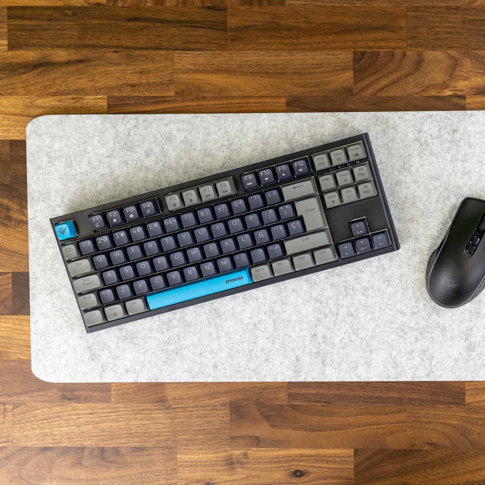 Teclado gaming royal pbt mecanico negro