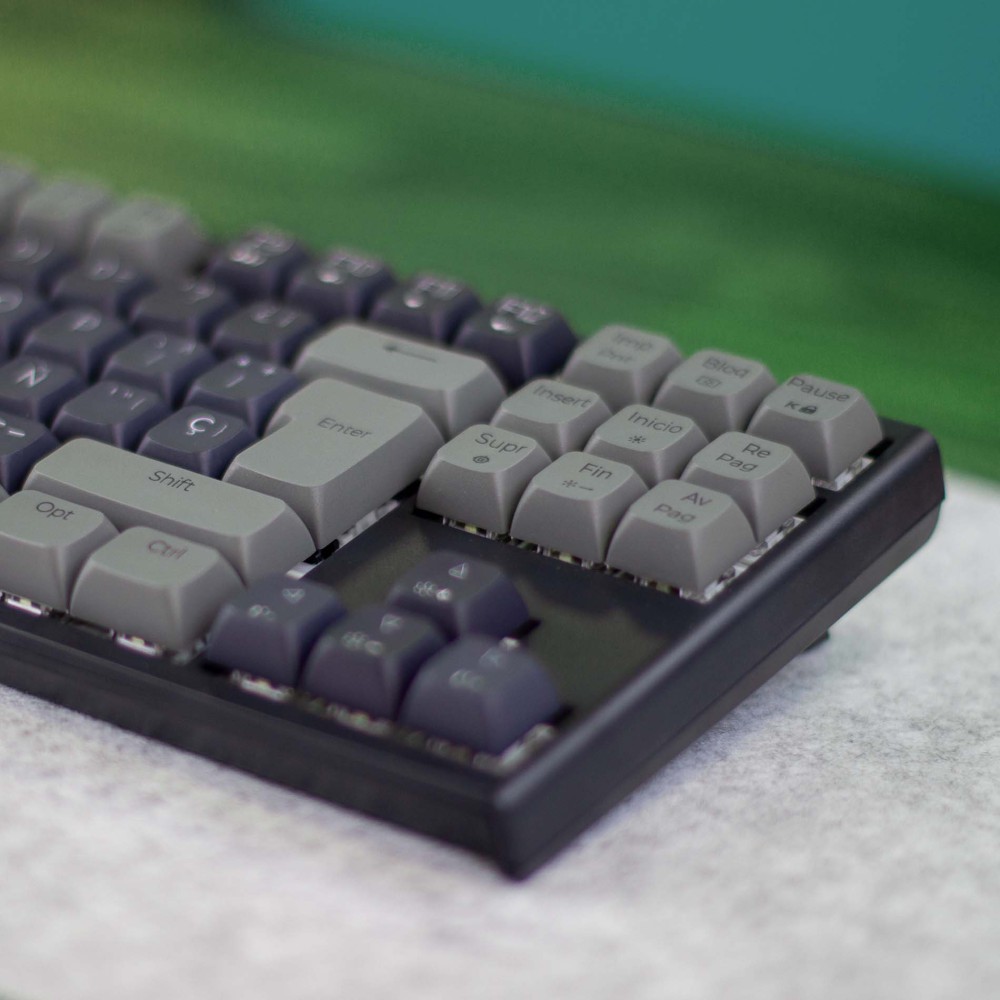 Teclado gaming royal pbt mecanico negro