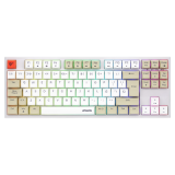 Teclado gaming royal pbt mecanico blanco