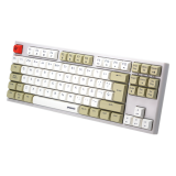 Teclado gaming royal pbt mecanico blanco