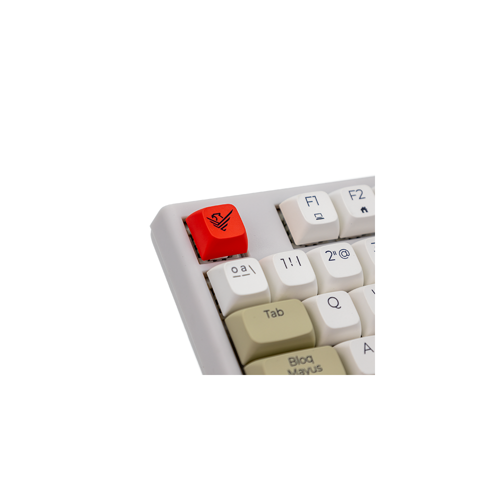 Teclado gaming royal pbt mecanico blanco