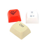 Teclado gaming royal pbt mecanico blanco