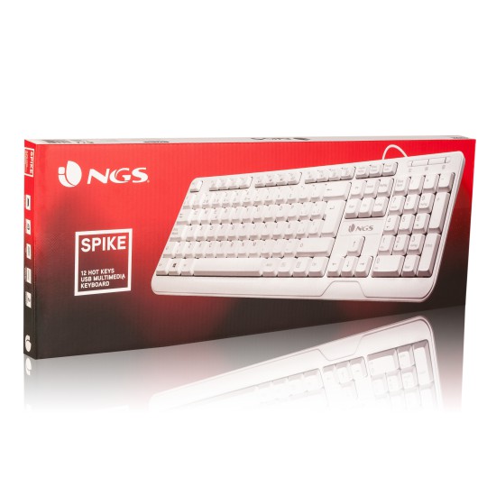 Teclado con cable ngs spike usb