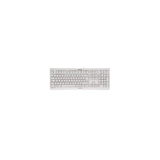 Teclado cherry kc 1000 silencioso usb ultra slim blanco