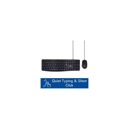 Kit teclado + mouse raton ewent ew3006 usb escritura silenciosa