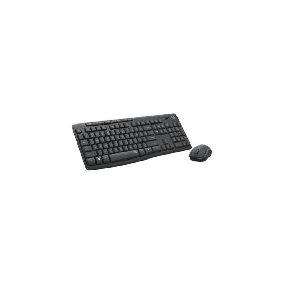 Teclado + mouse logitech mk295 silent negro wireles inalambrico