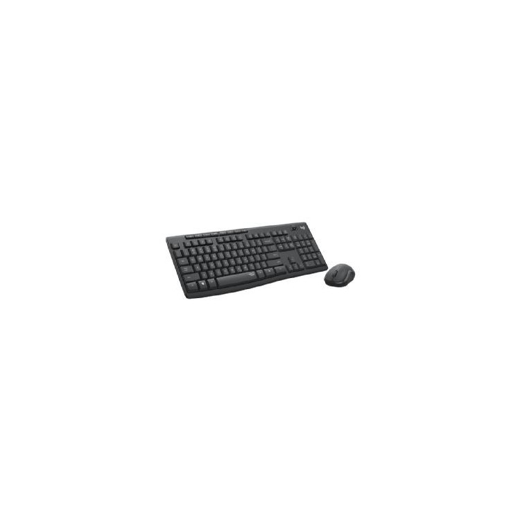 Teclado + mouse logitech mk295 silent negro wireles inalambrico