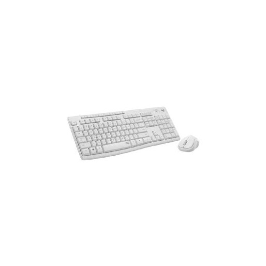 Teclado + mouse logitech mk295 silent blanco wireless inalambrico