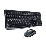 Teclado + mouse raton logitech desktop mk120 usb italiano