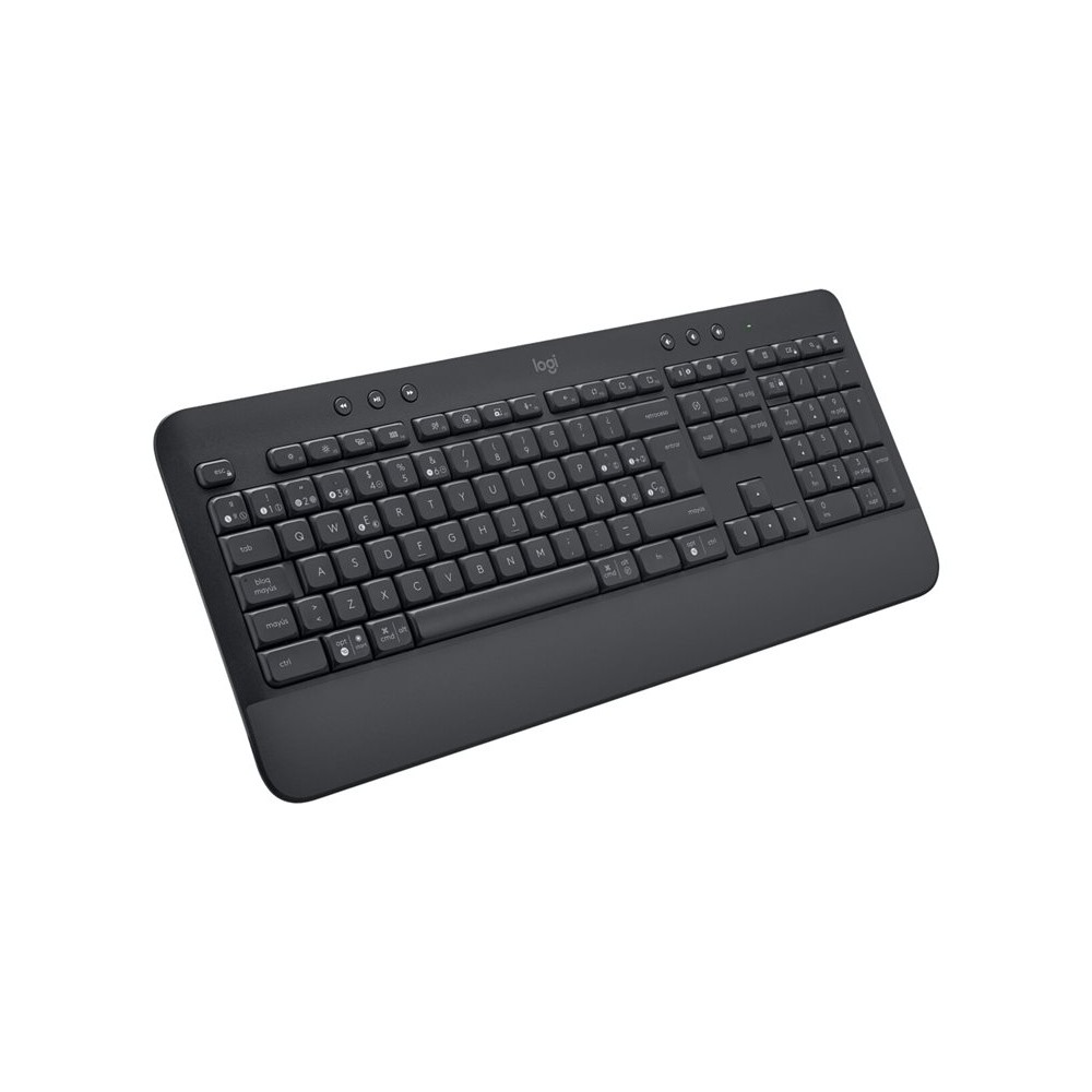 Teclado logitech signature k650 wireless inalambrico grafito