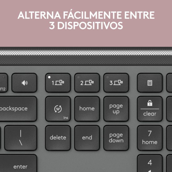 Teclado logitech k950 inalambrico negro