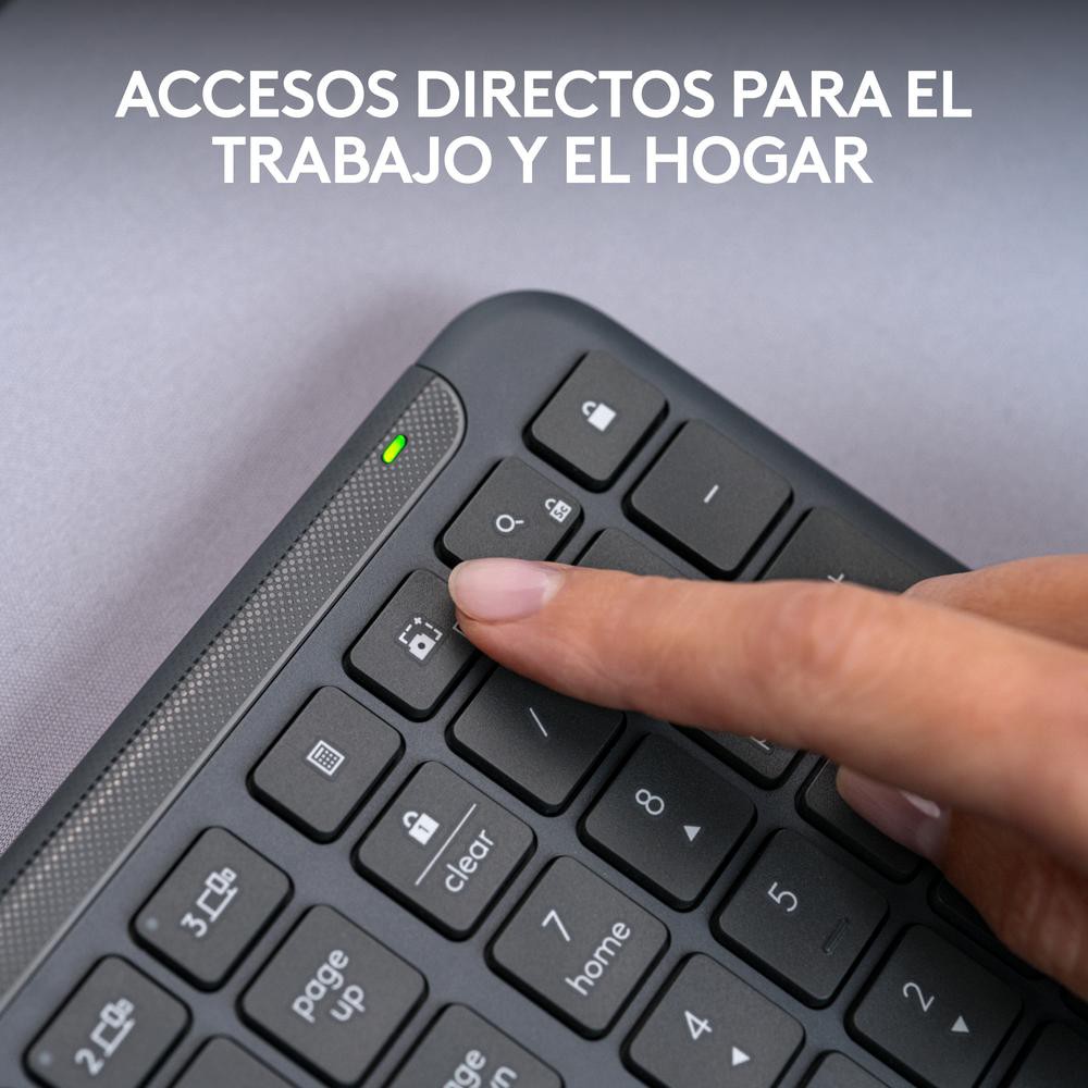 Teclado logitech k950 inalambrico negro