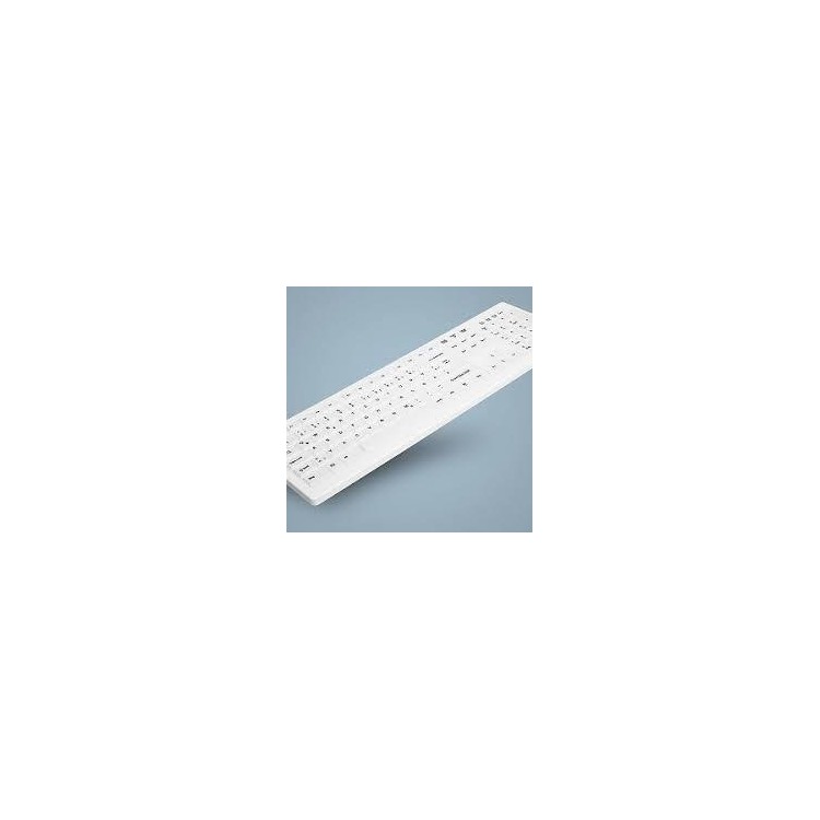 Teclado active key ak - c8100f - uvs - w - sp blanco ip68