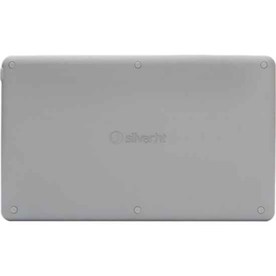 Teclado inalambrico universal silver ht bluetooth dark grey -  english layout