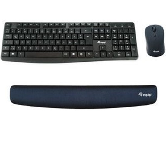 Reposamuñecas de gel equip para teclado life color negro