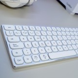 Teclado inalambrico retroiluminado coolbox moonlight key b431 plata blanco